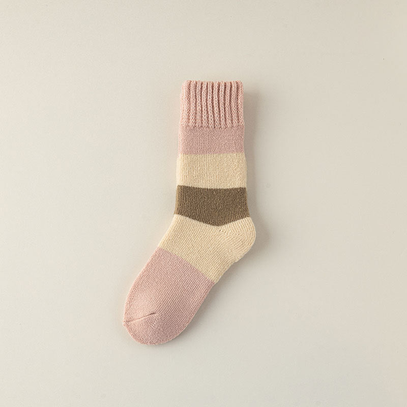 Cozy Elegance Vintage Cotton Socks - 2 Pairs