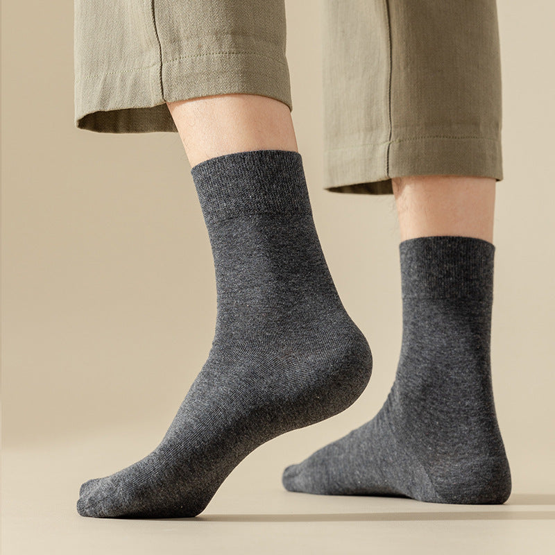 Silicone Heel Secure Socks Men - 3 Pairs