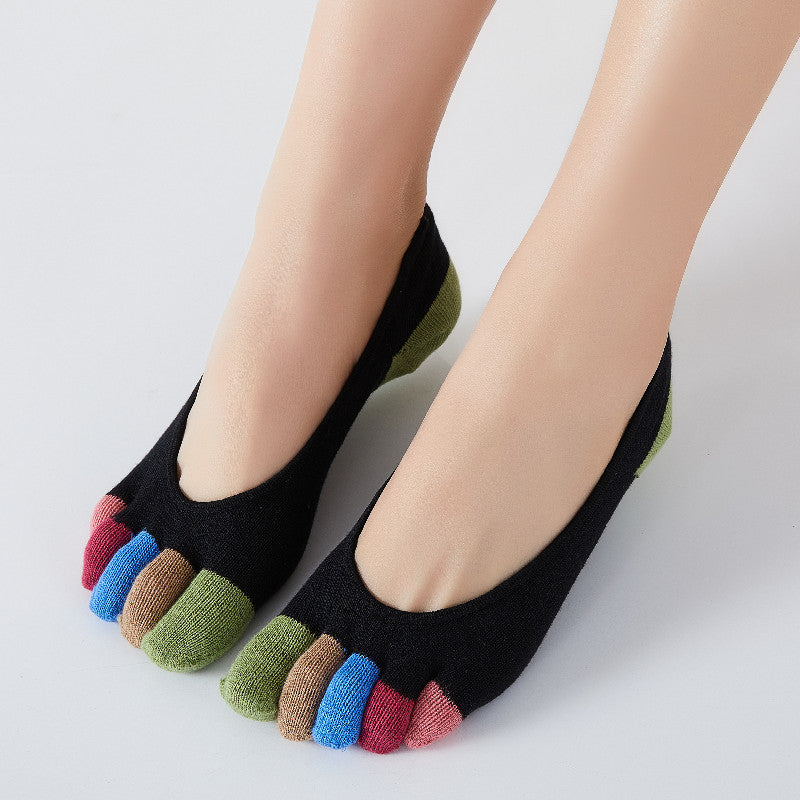 No-Show Toe Socks Women - 3 Pairs