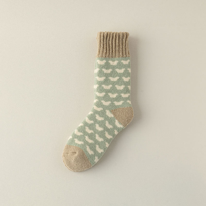 CozyCharm Winter Cotton Socks - 2 Pairs