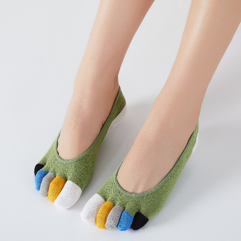 No-Show Toe Socks Women - 3 Pairs