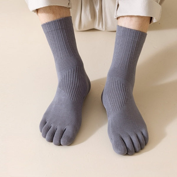 3D Contour Seamless Toe Socks - 3 Pairs