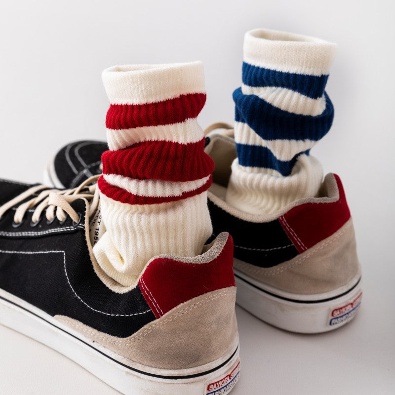 Classic Stripe Crew Socks - 3 Pairs