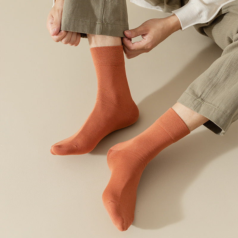 Silicone Heel Secure Socks Men - 3 Pairs