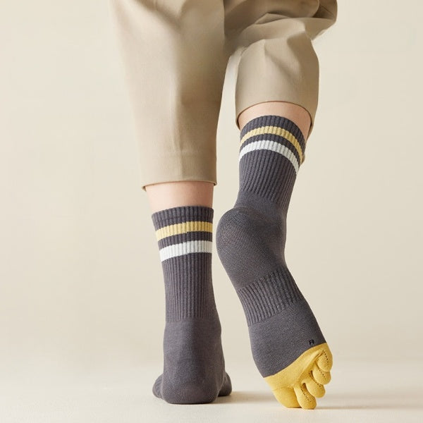 Harmony Cotton Toe Socks Men - 3 Pairs