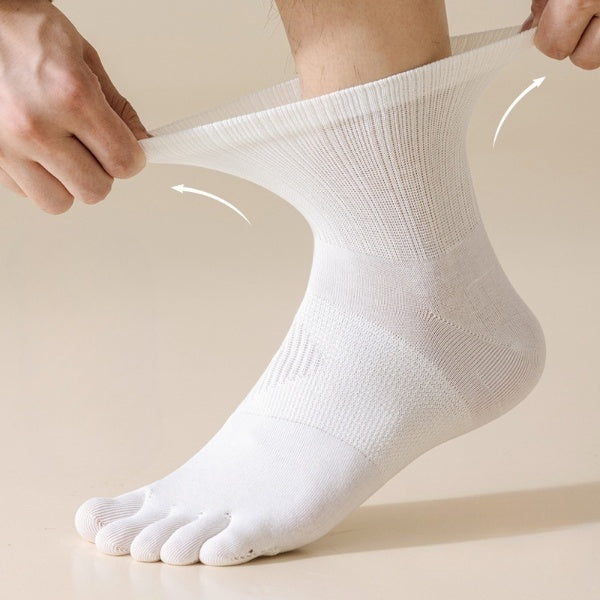 3D Contour Seamless Toe Socks - 3 Pairs