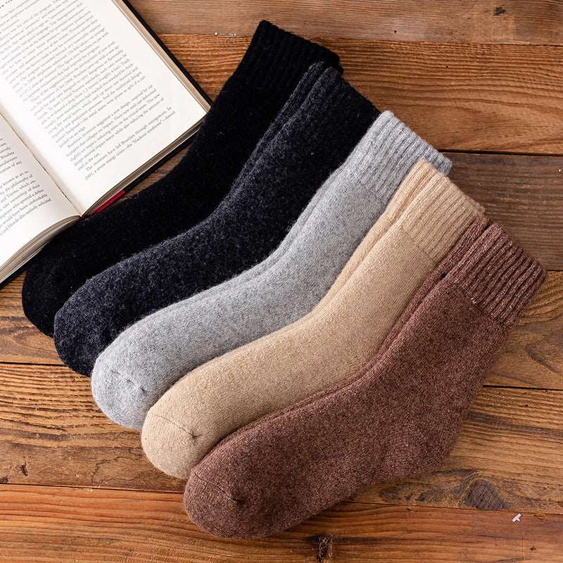 Merino Wool Mid Calf Socks - 2 Pairs