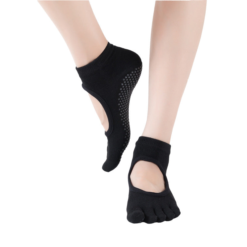 GripFit Yoga & Pilates Toe Socks - 2 Pairs