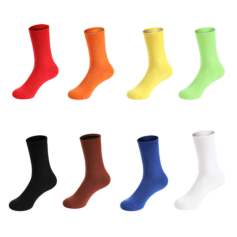 Casual Cotton Crew Socks - 3 Pairs