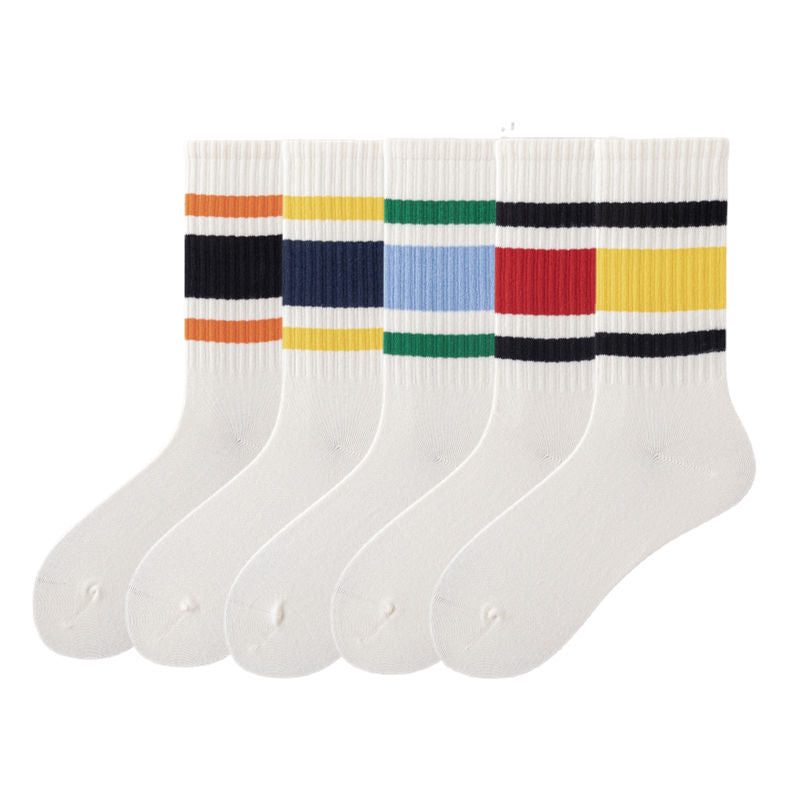 Classic Stripe Crew Socks - 3 Pairs
