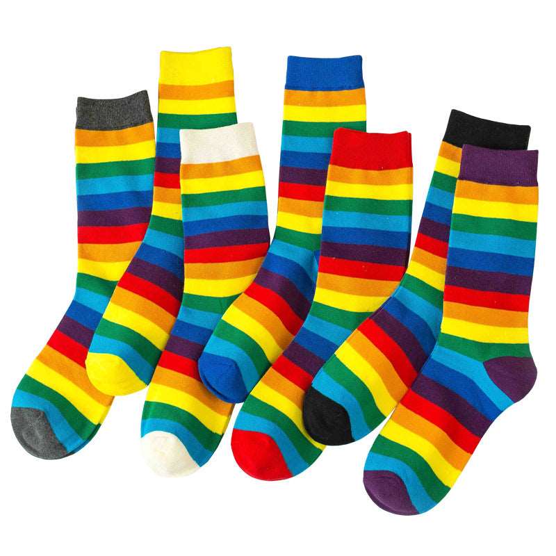 Rainbow Stride Socks - 3 Pairs