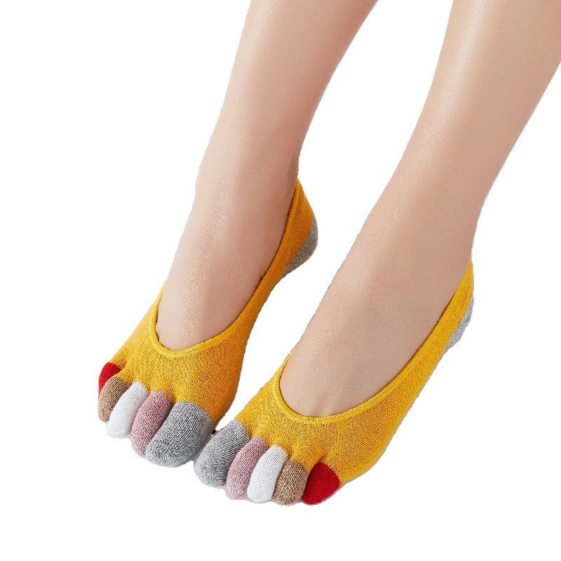 No-Show Toe Socks Women - 3 Pairs