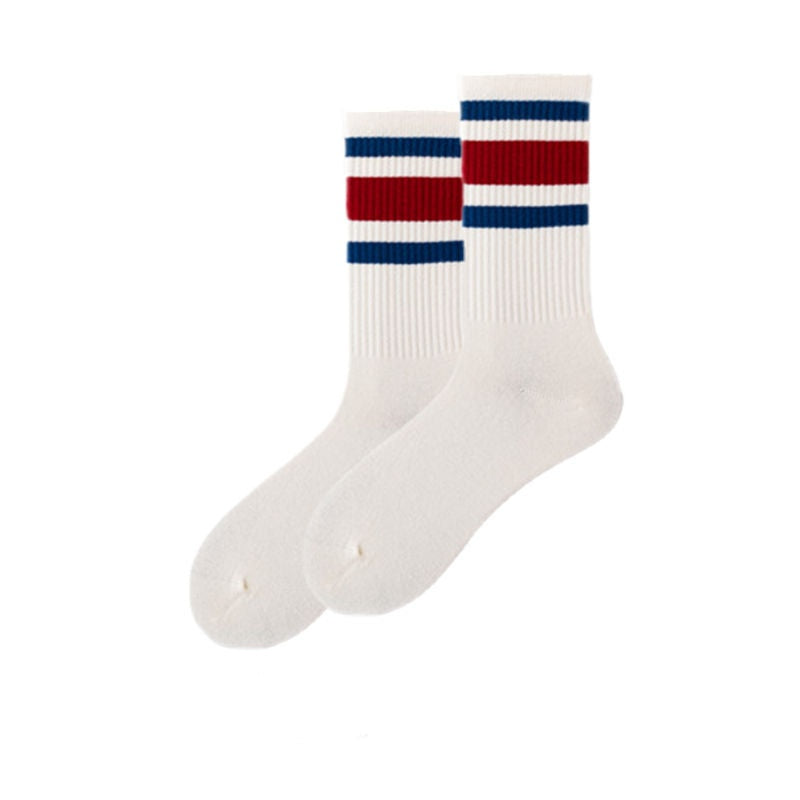 Classic Stripe Crew Socks - 3 Pairs