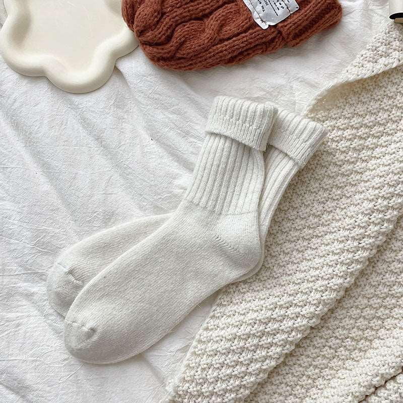 Wowen Rabbit Wool Crew Socks