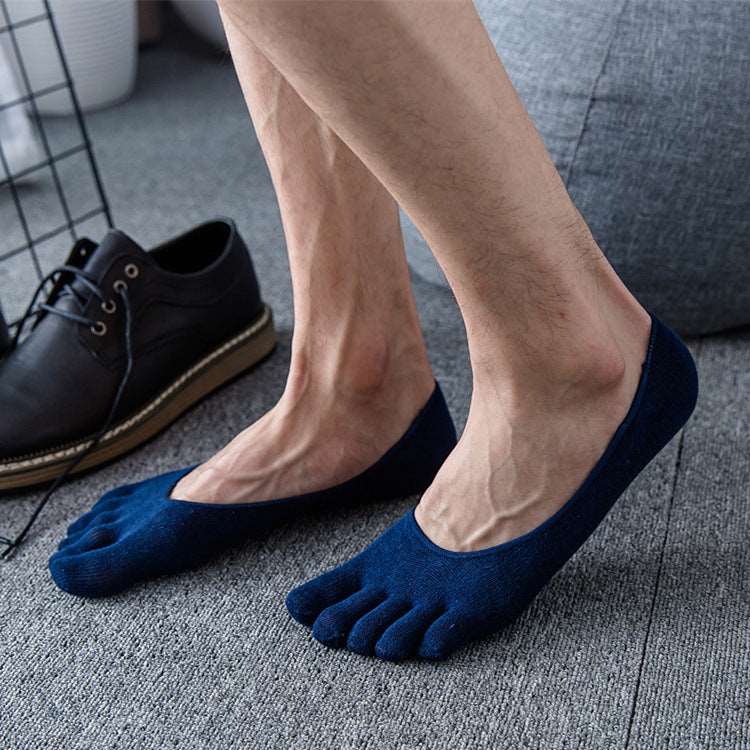 No-Show Toe Socks Men - 3 Pairs