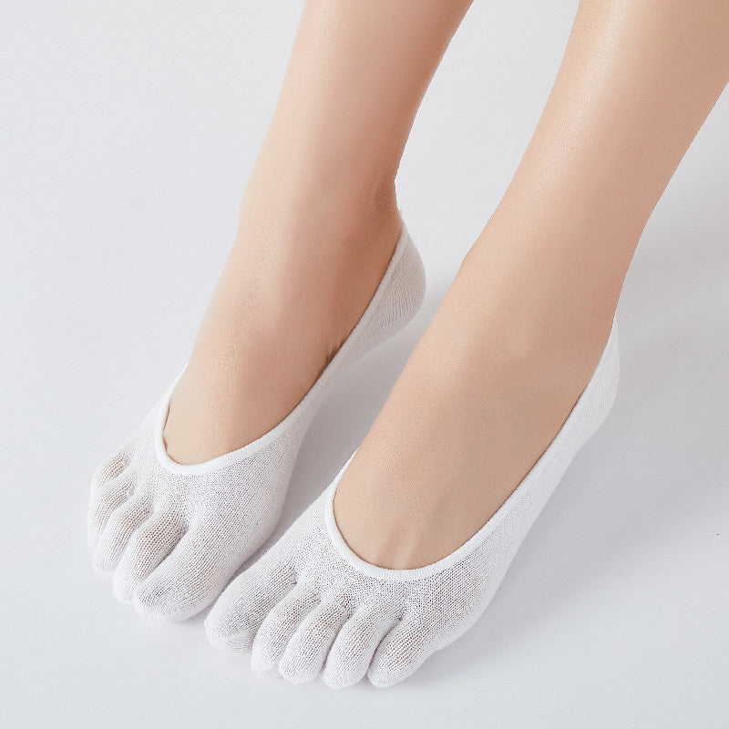No-Show Toe Socks Women - 3 Pairs