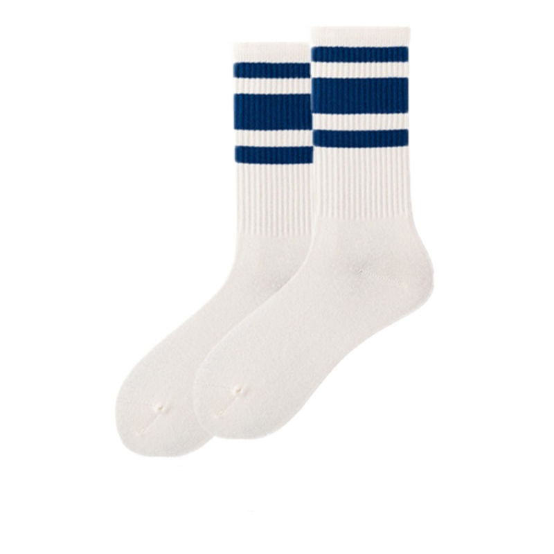 Classic Stripe Crew Socks - 3 Pairs