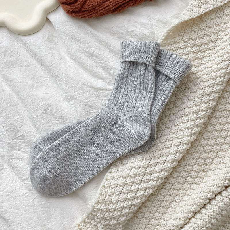Wowen Rabbit Wool Crew Socks