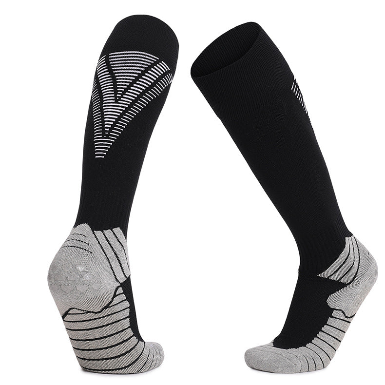 Non-slip Knee High Soccer Socks - 2 Pairs