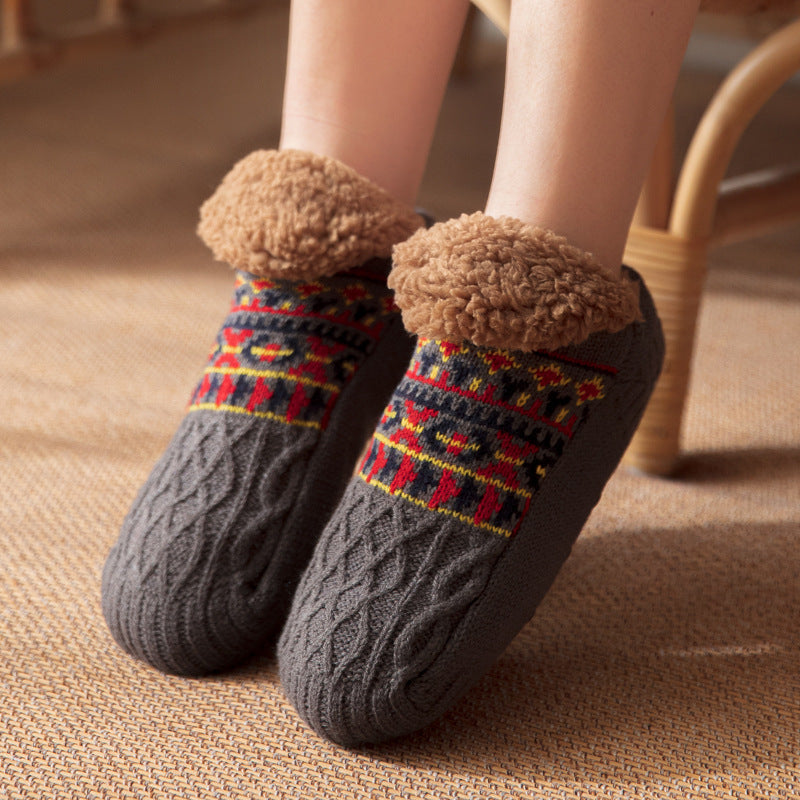 Unisex Non-slip Winter Slipper Socks