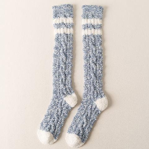 Cozy Cloud Ultra-Soft Coral Fleece Lounge Socks - 2 Pairs