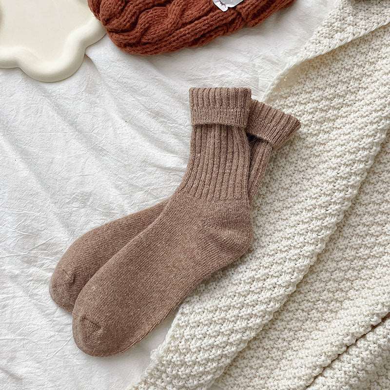 Wowen Rabbit Wool Crew Socks