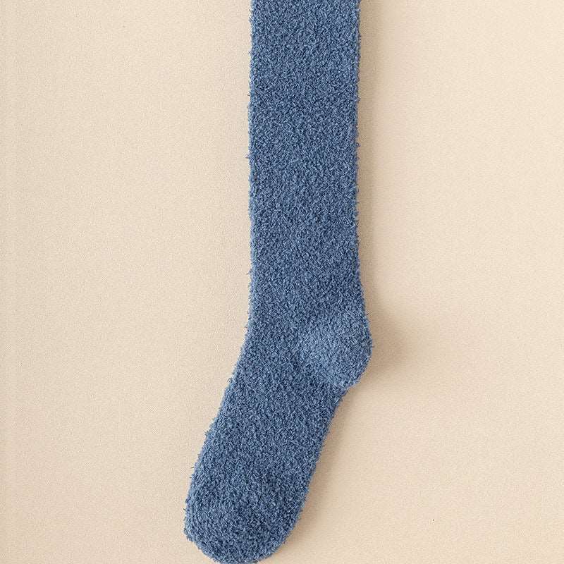 Women Long Fluffy Bed Socks
