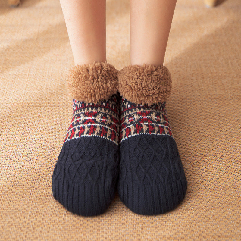 Unisex Non-slip Winter Slipper Socks