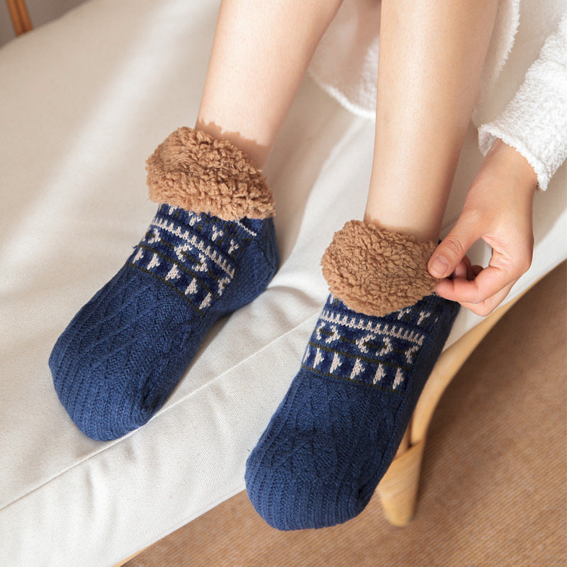 Unisex Non-slip Winter Slipper Socks
