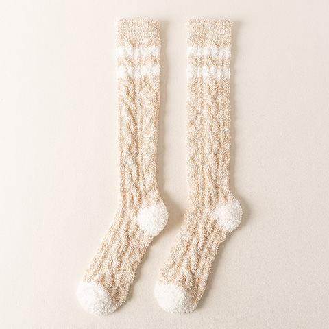 Cozy Cloud Ultra-Soft Coral Fleece Lounge Socks - 2 Pairs