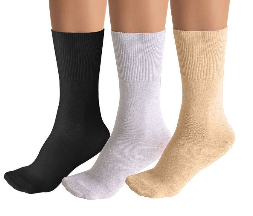 Bamboo Loose Top Socks - 3 Pairs