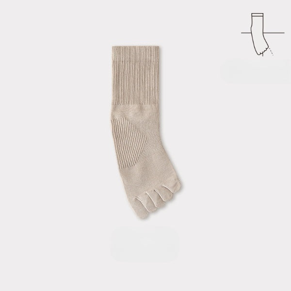 3D Contour Seamless Toe Socks - 3 Pairs