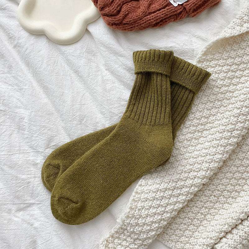 Wowen Rabbit Wool Crew Socks