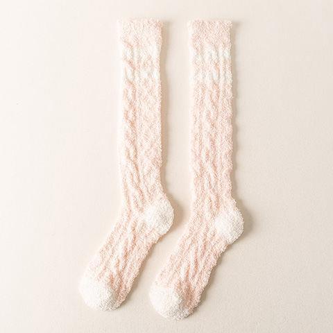 Cozy Cloud Ultra-Soft Coral Fleece Lounge Socks - 2 Pairs