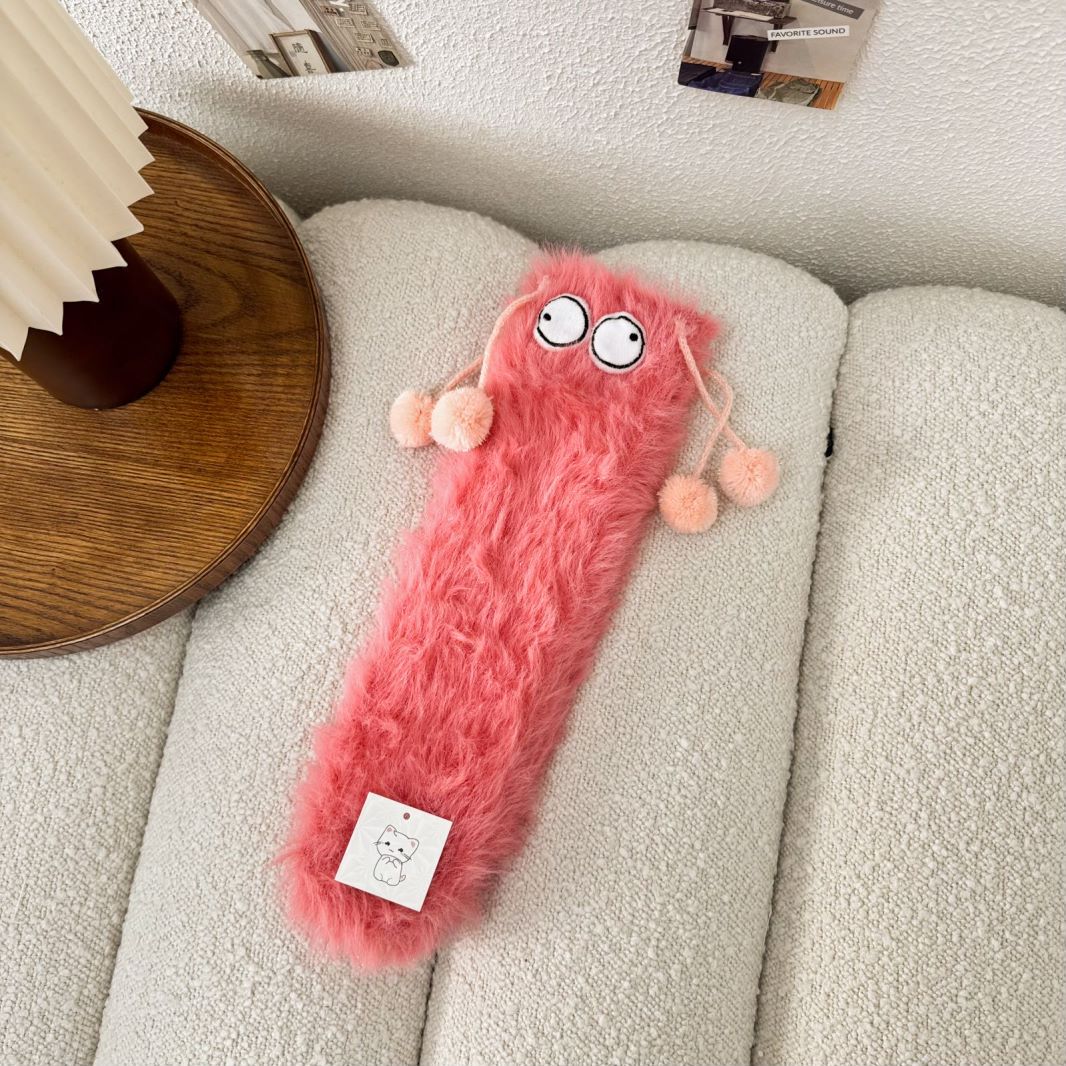 Fluffy Coral Home Socks - 2 Pairs
