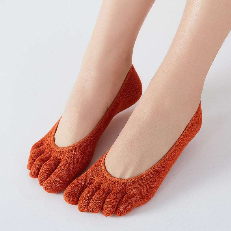 No-Show Toe Socks Women - 3 Pairs