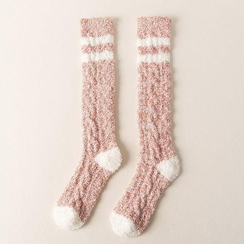 Cozy Cloud Ultra-Soft Coral Fleece Lounge Socks - 2 Pairs