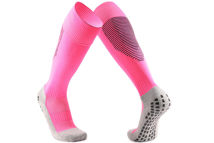 Non-slip Knee High Soccer Socks - 2 Pairs