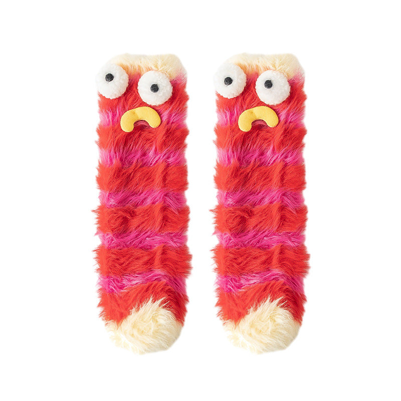 Fuzzy Friends Lounge Socks - 3 Pairs