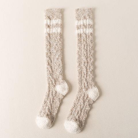 Cozy Cloud Ultra-Soft Coral Fleece Lounge Socks - 2 Pairs