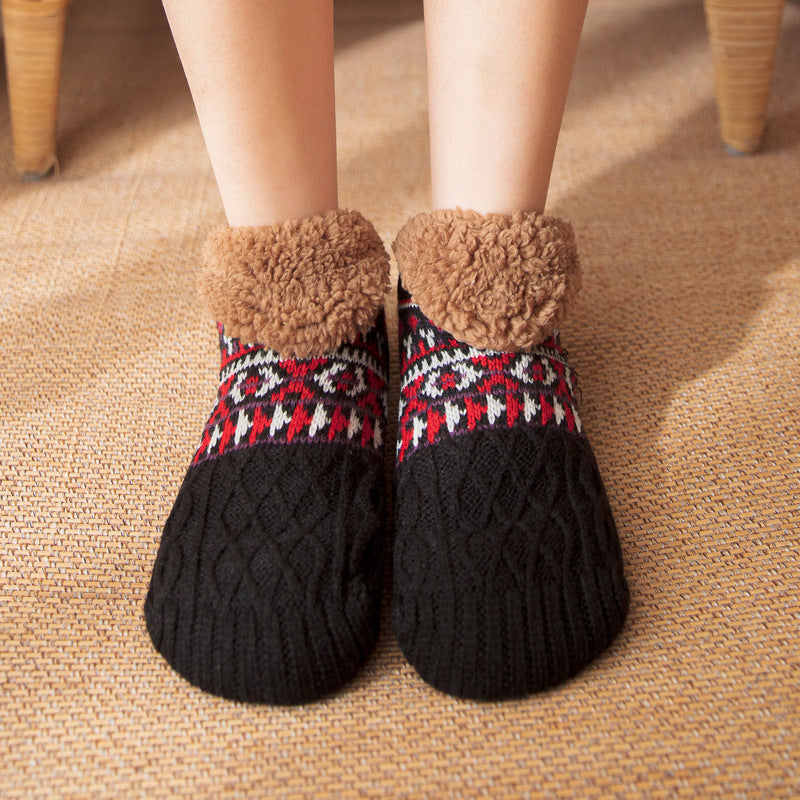 Unisex Non-slip Winter Slipper Socks