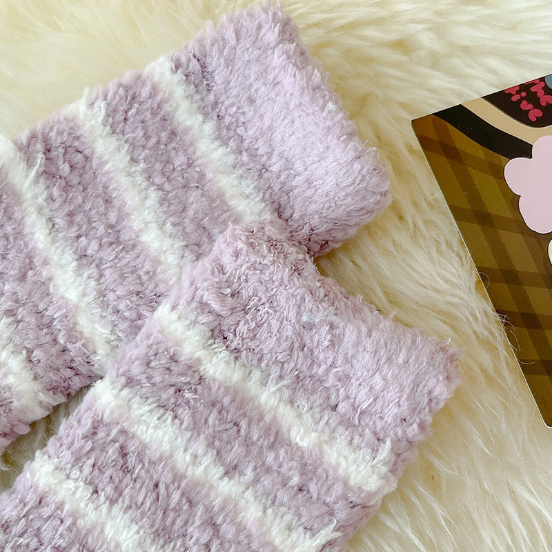 Cozy Cloud Fleece Home Socks - 3 Pairs