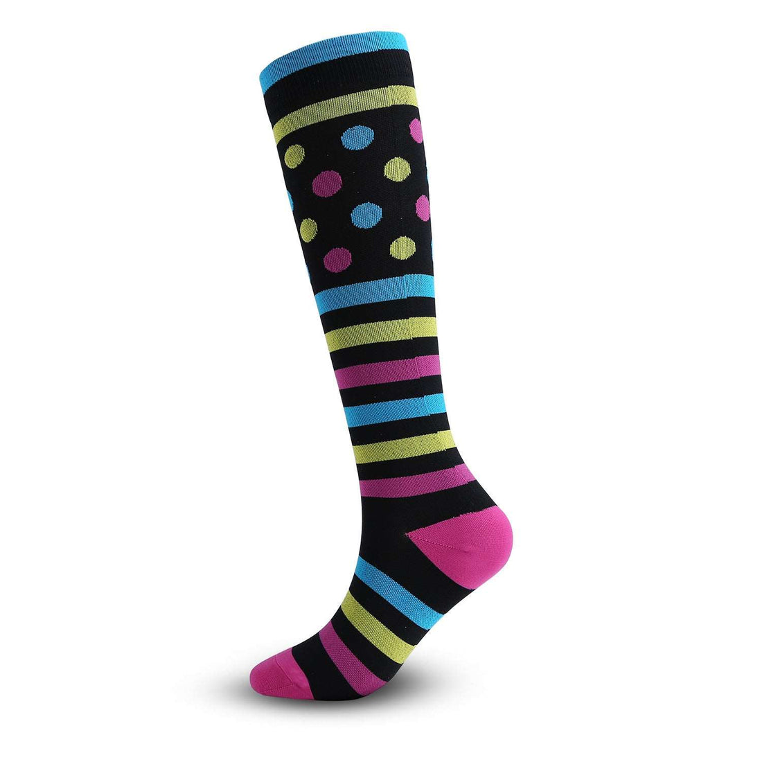Dot & Stripe Dream Knee-High Socks - 3 Pairs