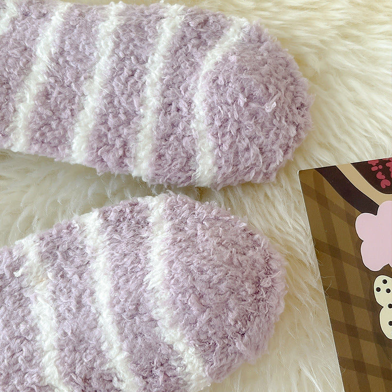Cozy Cloud Fleece Home Socks - 3 Pairs