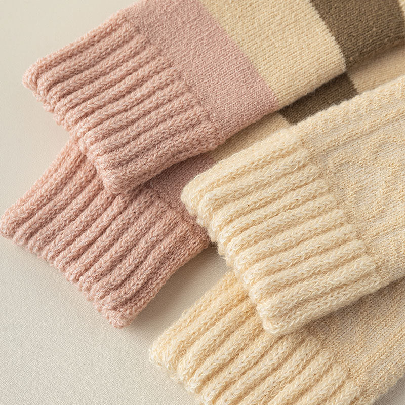 Cozy Elegance Vintage Cotton Socks - 2 Pairs