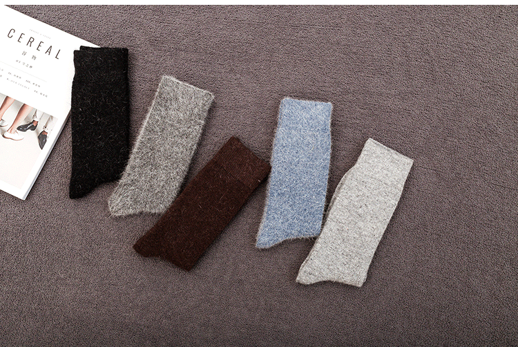 Rabbit Wool Crew Socks