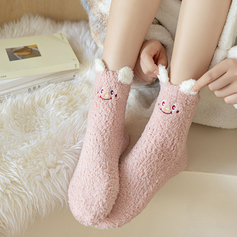 Fuzzy Paws Cozy Home Socks - 2 Pairs