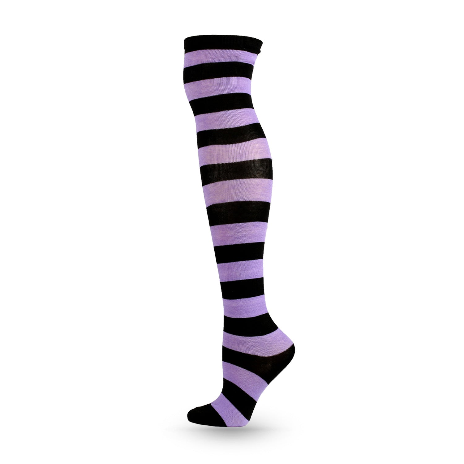 Over The Knee Long Stockings Cosplay Socks Stripe Women - 3 Pairs