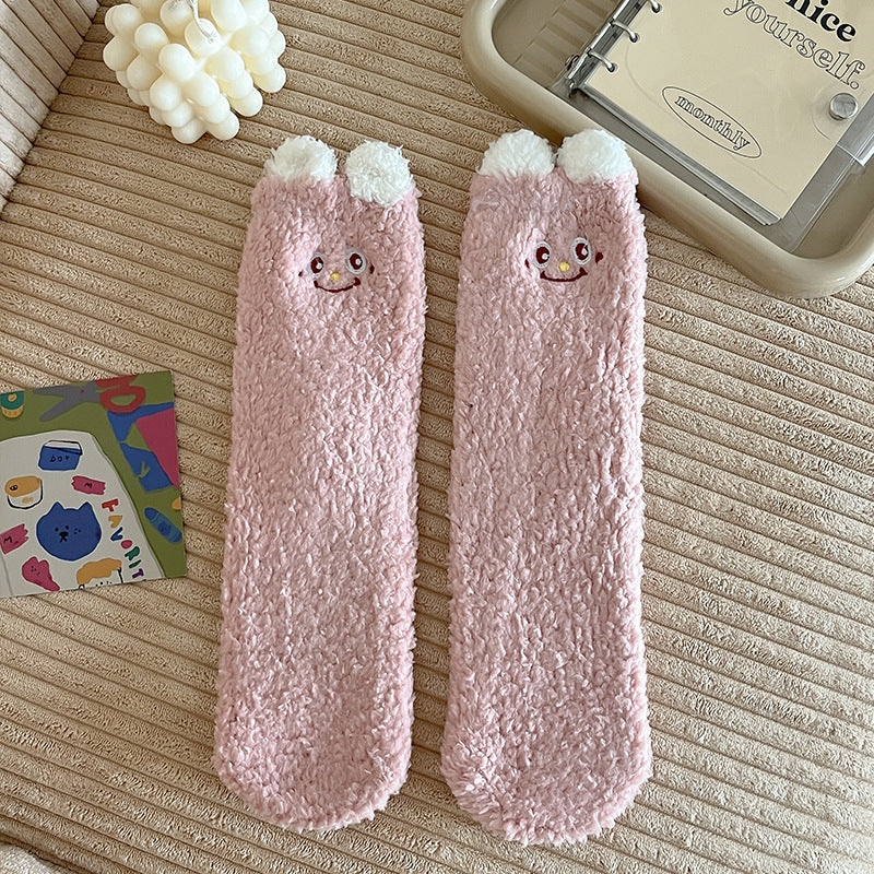 Fuzzy Paws Cozy Home Socks - 2 Pairs