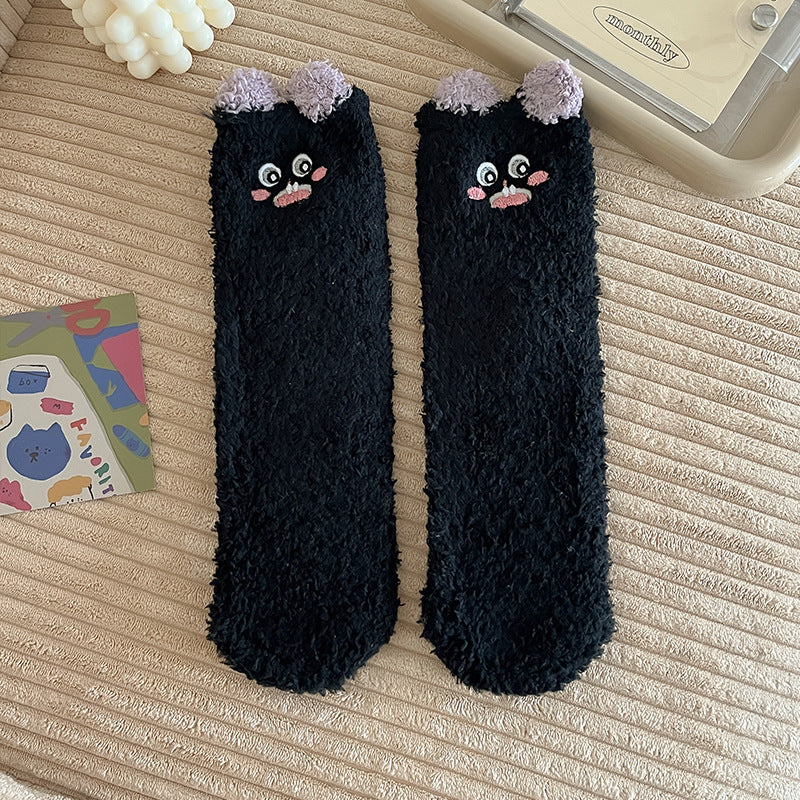 Fuzzy Paws Cozy Home Socks - 2 Pairs